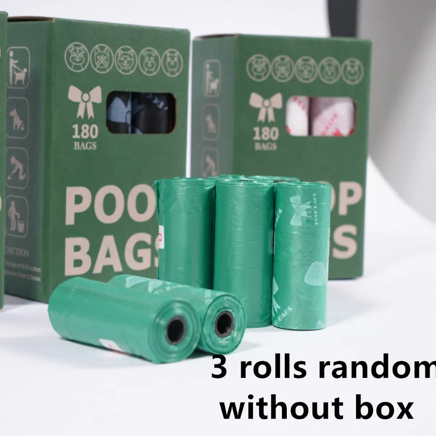 3/6/10/12 Rolls 180 Count Super Thick Poop Bags Leak-Proof Polyethylene