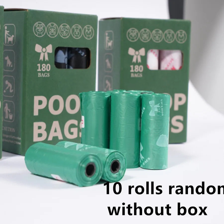 3/6/10/12 Rolls 180 Count Super Thick Poop Bags Leak-Proof Polyethylene