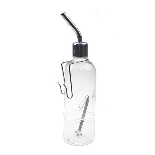 Pet Stainless Steel Hanging Waterer Small Pet Water Drinking Bottle