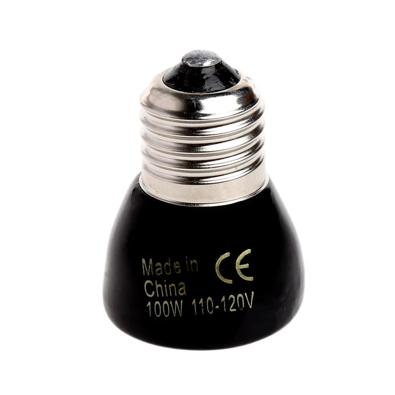 110-120V 25W/100W Infrared Ceramic Emitter Heating Light Lamp