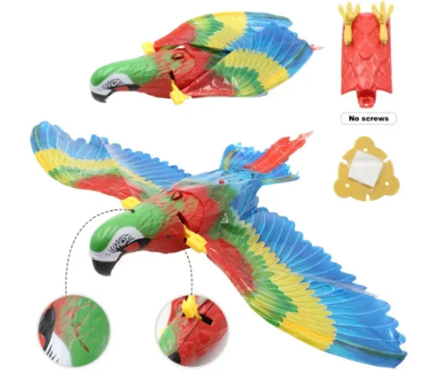 Bird Interactive Pet Toys Electric Hanging Eagle Flying Pet Toys