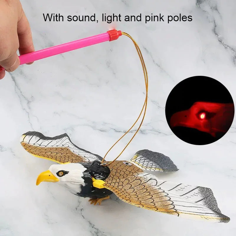 Bird Interactive Pet Toys Electric Hanging Eagle Flying Pet Toys