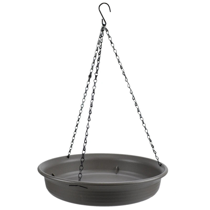 Hanging Bird Feeding Dish Water Bowl Bird Bath for Outdoor