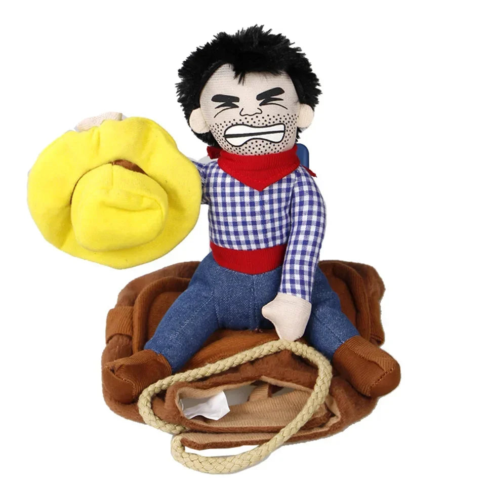 Halloween Pet Clothes Funny Cowboy Dressing Up Costumes for Small Pets