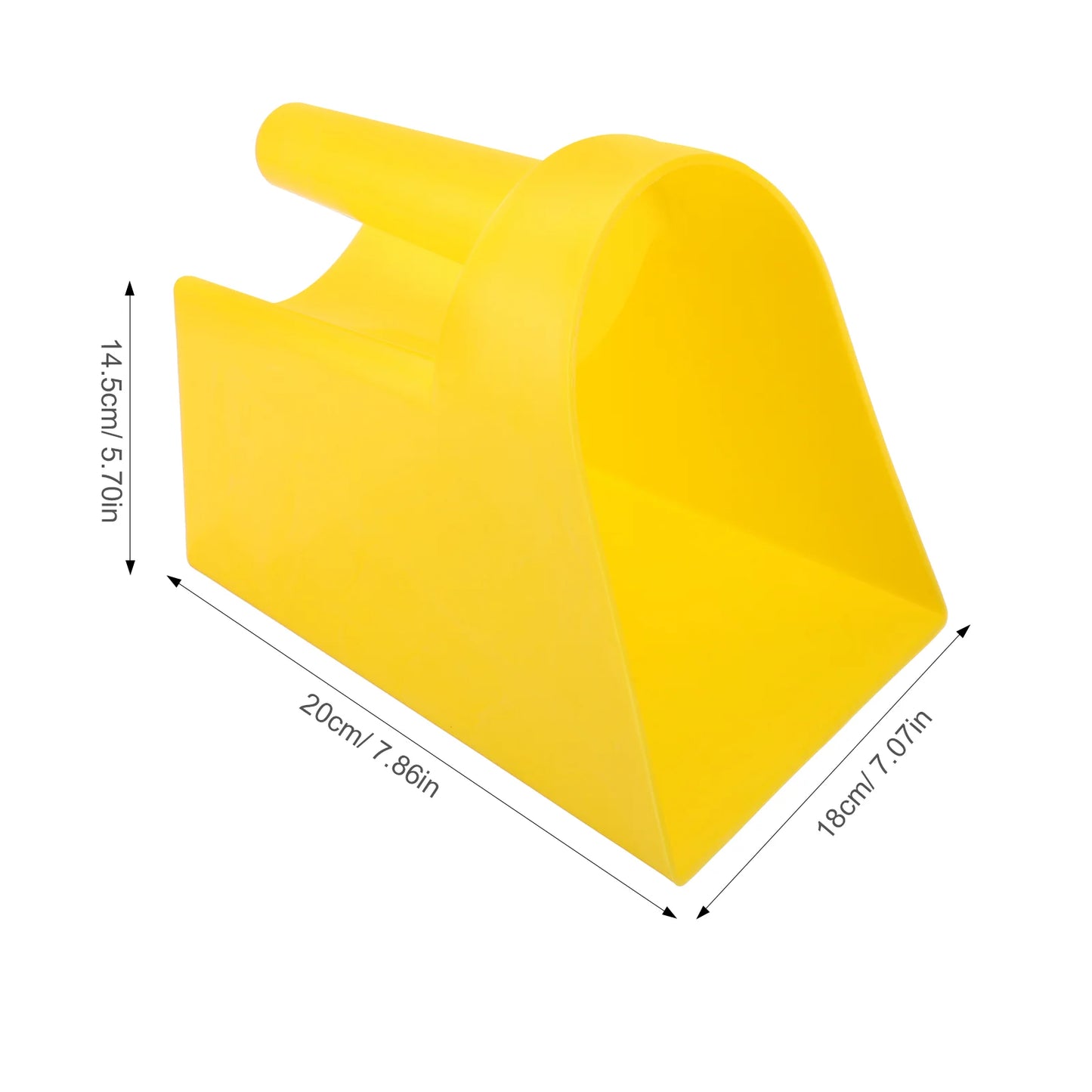 Plastic Feed Scoop Livestock Feeding Tool Food Shovel
