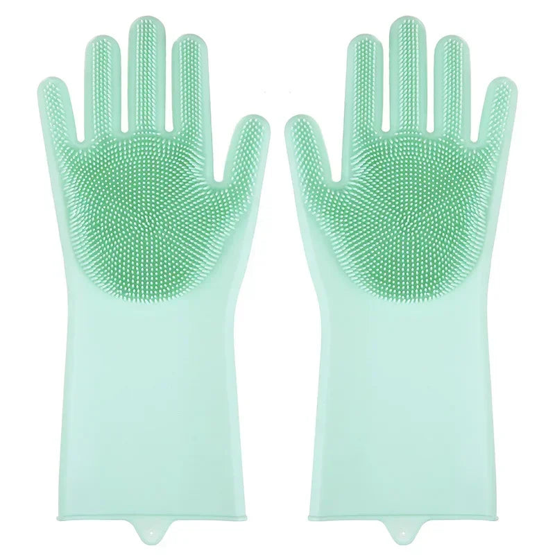 Pet Grooming Gloves Dog Cat Bathing Cleaning Hair Removal