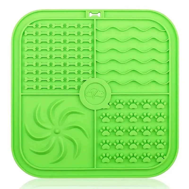 Silicone Slow Feeder Mat Bathing Distraction