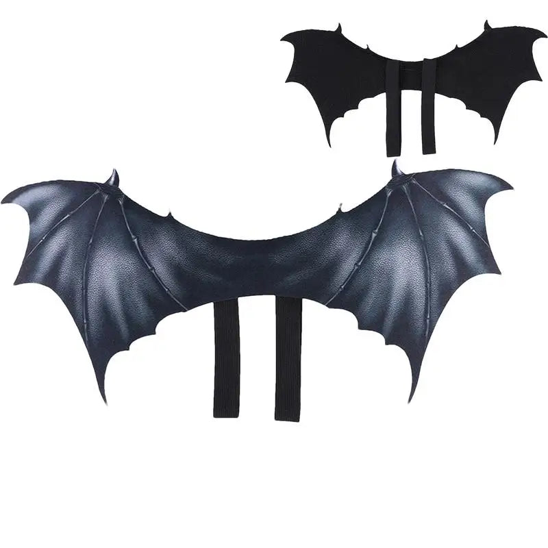 Pets Bat Wings Halloween Costumes Cosplay Black Wings Dress-up for Dogs and Cats