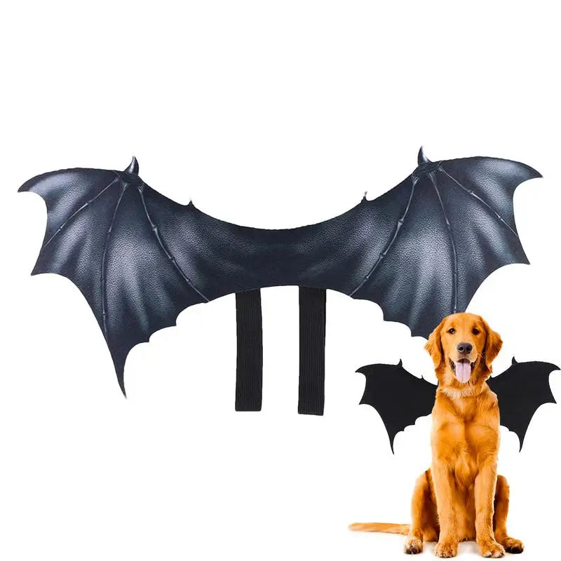 Pets Bat Wings Halloween Costumes Cosplay Black Wings Dress-up for Dogs and Cats