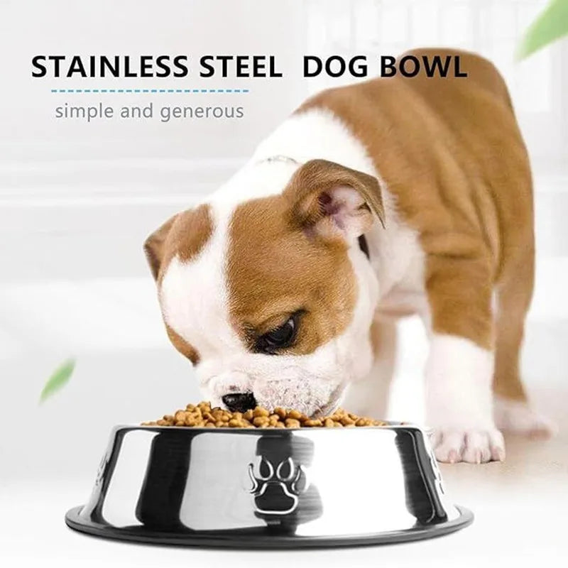 Stainless Steel Pet Bowl Multi-Specification Anti-fall Food Bowl