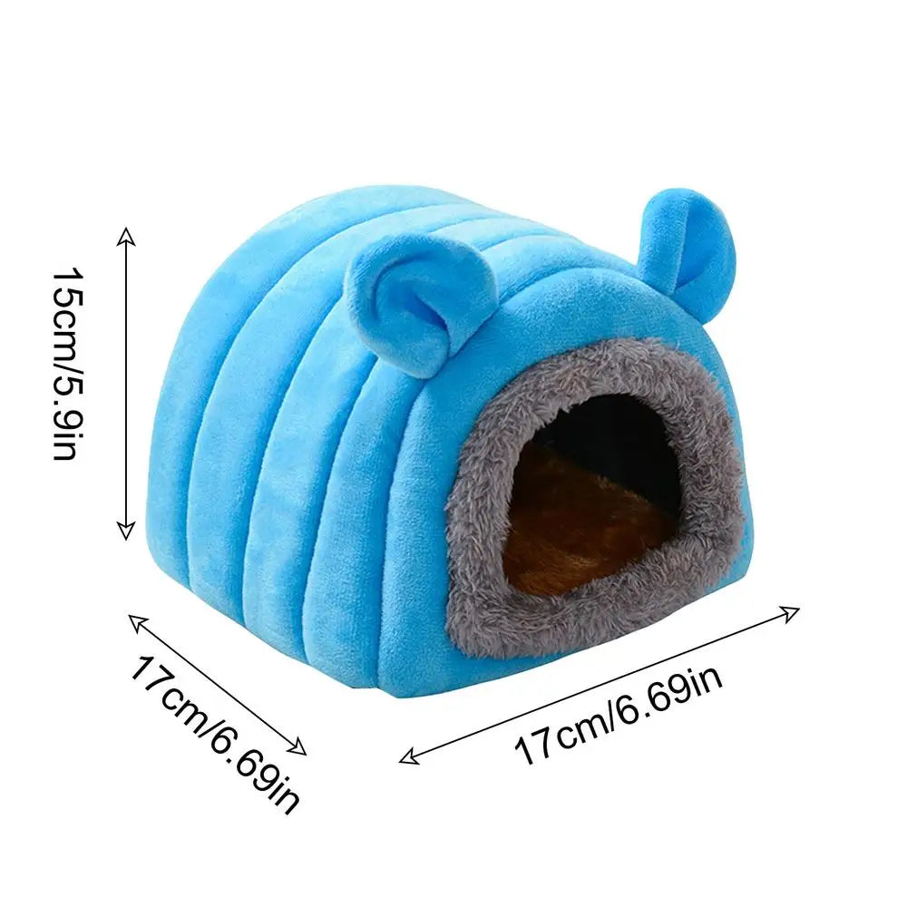 Hedgehog Cave Hamster House Soft Hideaway