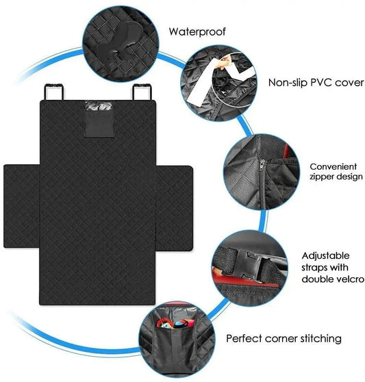 Wear-resistant Dog Car Seat Cover Waterproof Portable Liner Cover