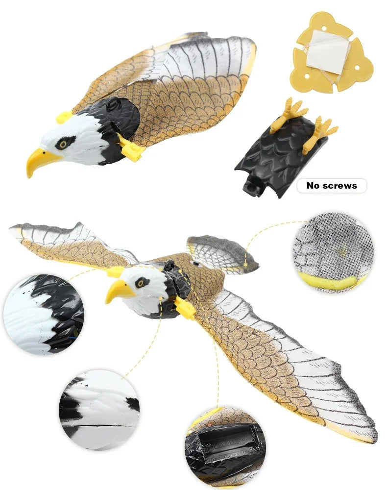 Bird Interactive Pet Toys Electric Hanging Eagle Flying Pet Toys