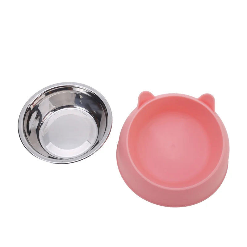 100ML Cat Dog Bowl 15 Degrees Raised Non Slip Tilt Safeguard