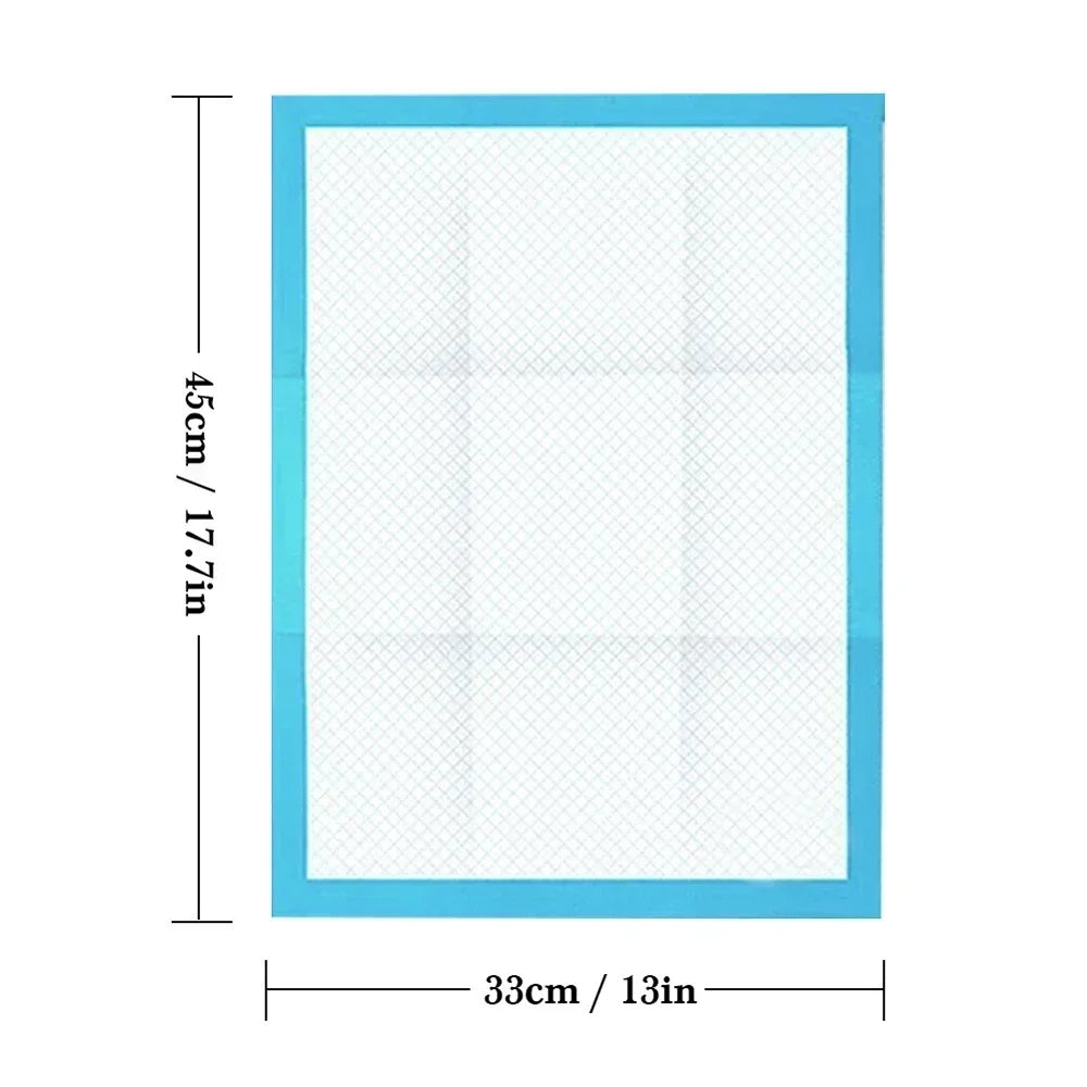 20/40/50/100-Pack Ultra Absorbent Pet Pads Odor-Control Pee Mats Disposable