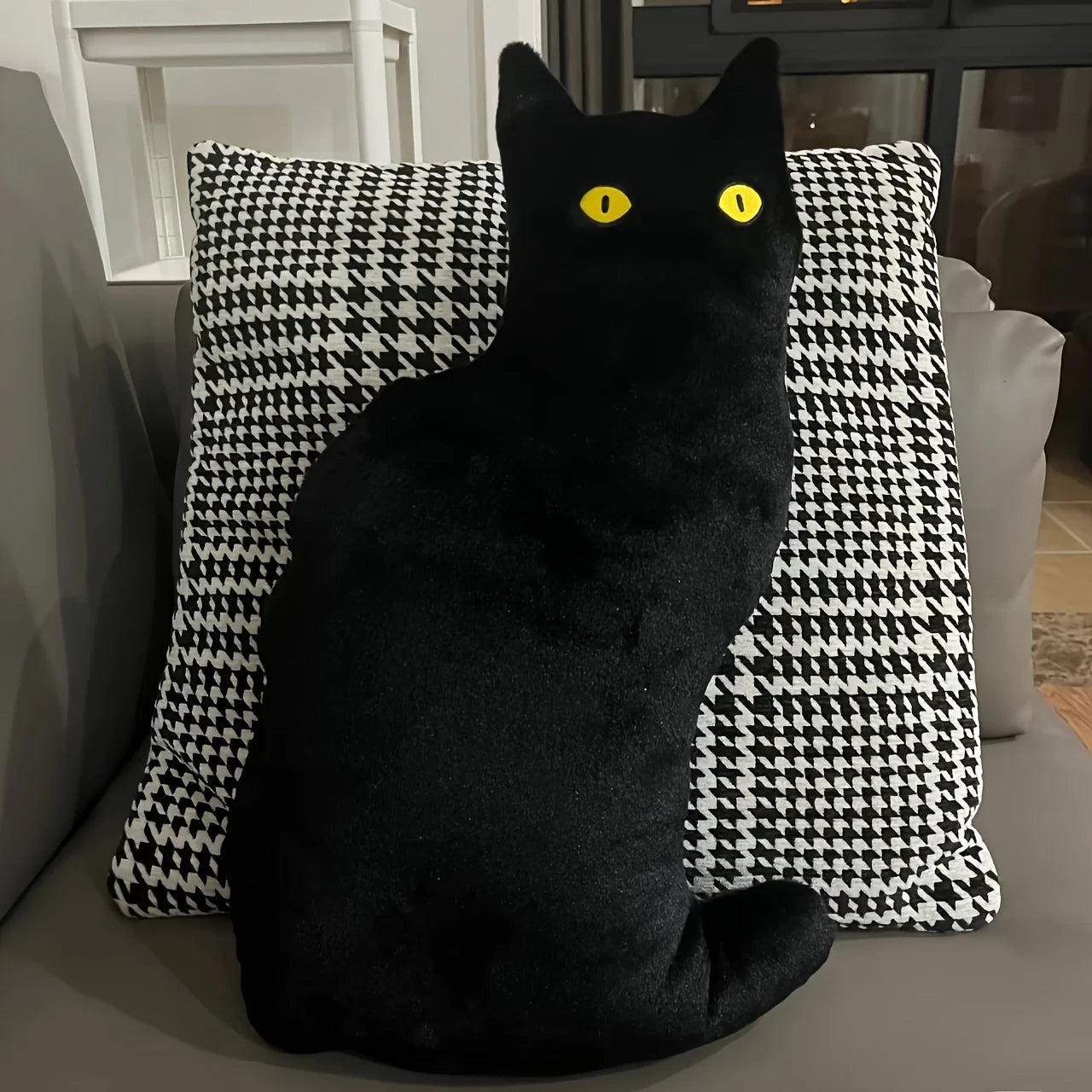 Customized pet photos plush pillows, personalized cat and dog shaped cushions