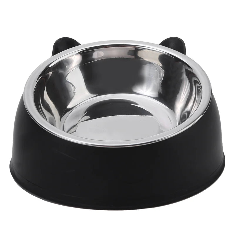 100ML Cat Dog Bowl 15 Degrees Raised Non Slip Tilt Safeguard