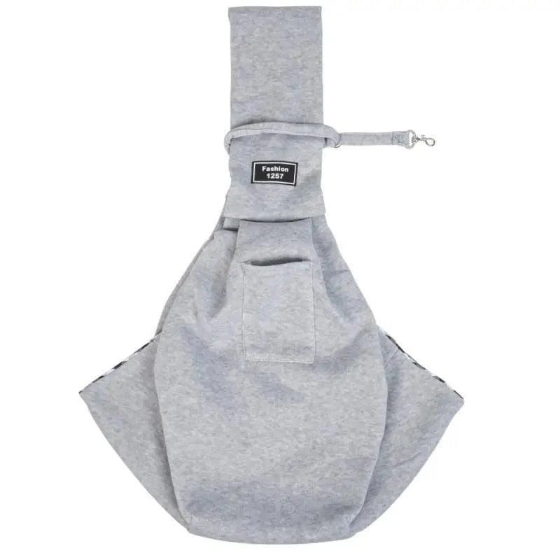 Crossbody breathable folding pet bag, large capacity portable bag
