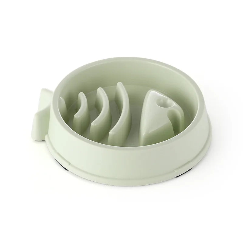 Pet Slow Food Bowl Anti-choking Multiple Colors Shapes