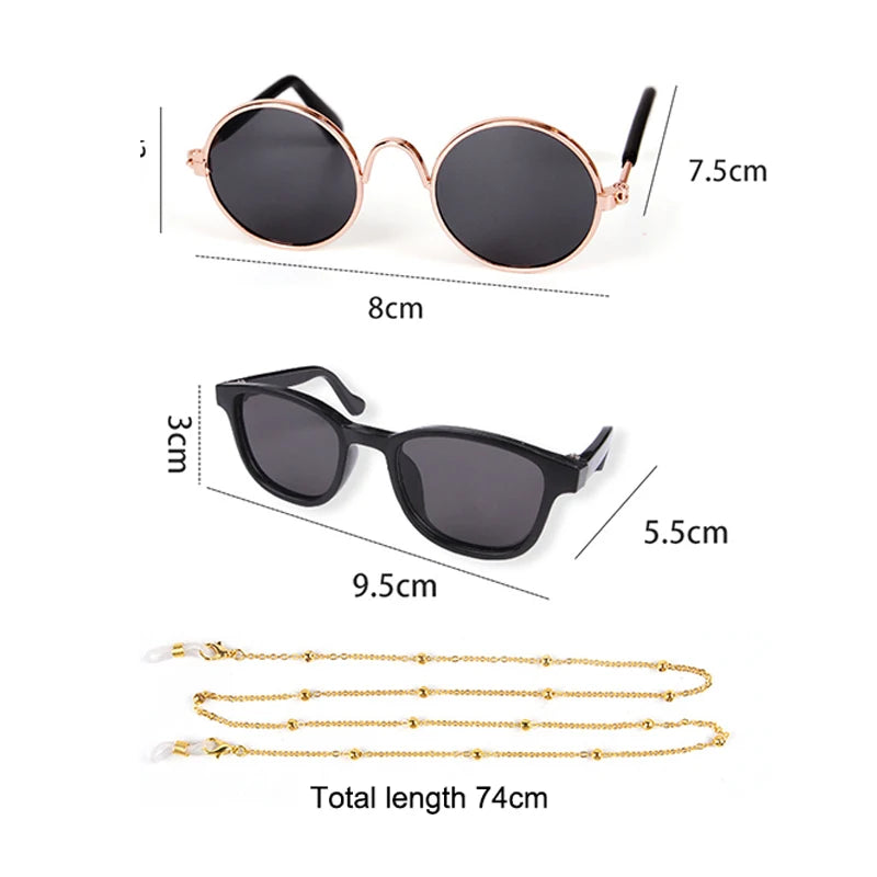 Pet Sunglasses Classic Retro Dog Cat Pet Photo Props Costume