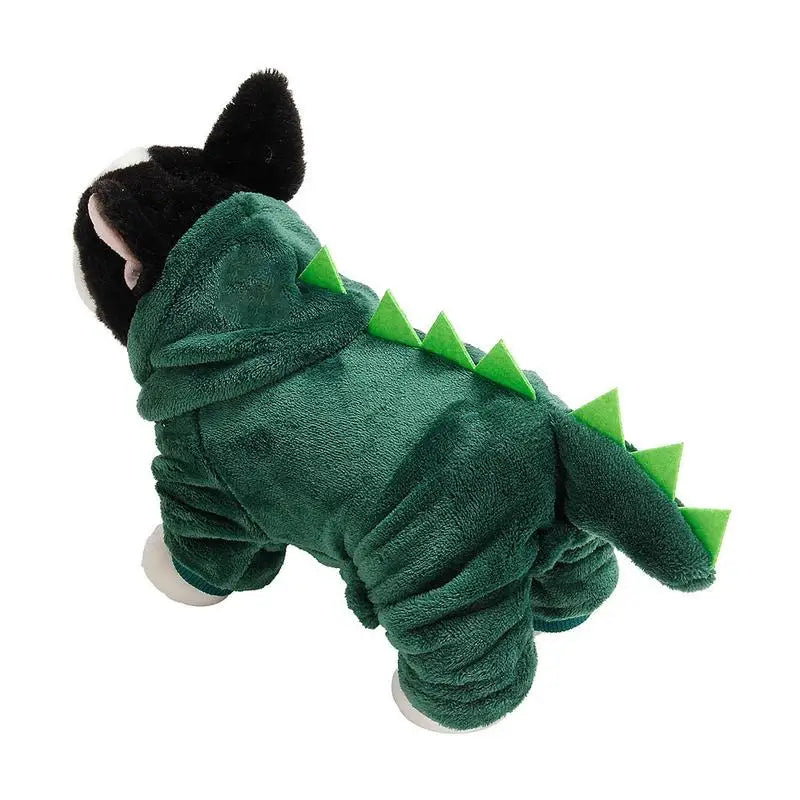 Dog Dinosaur Costume Cat Dog Dinosaur Hoodies Soft And Warm Pet Costume For Dog Cat