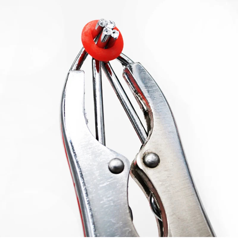 1 Set Castrate Emasculate Pliers and Bands Tail Cut livestock Castration Band Forceps