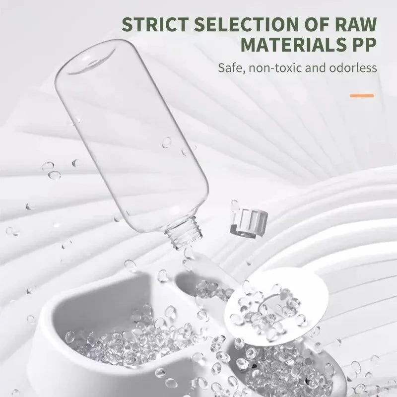 Automatic Drinking Pet Bowl Dual-use Multi-functional Drinking And Feeding