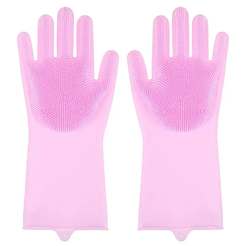 Pet Grooming Gloves Dog Cat Bathing Cleaning Hair Removal