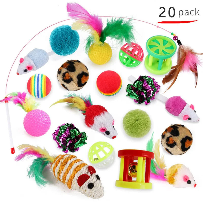 Cat Toys Variety Pack-Pet Combination Set