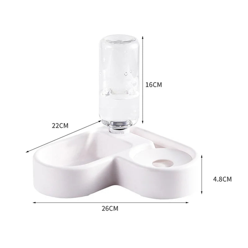 Automatic Drinking Pet Bowl Dual-use Multi-functional Drinking And Feeding