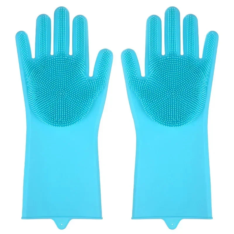 Pet Grooming Gloves Dog Cat Bathing Cleaning Hair Removal