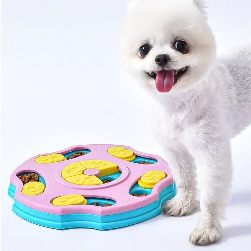Slow Feeder Interactive Food Dispenser Pet Training