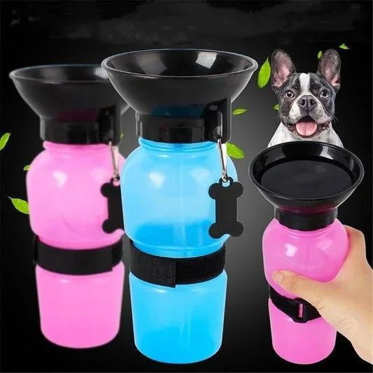 500ml Portable Pet Water Bottle Dog Travel Cup