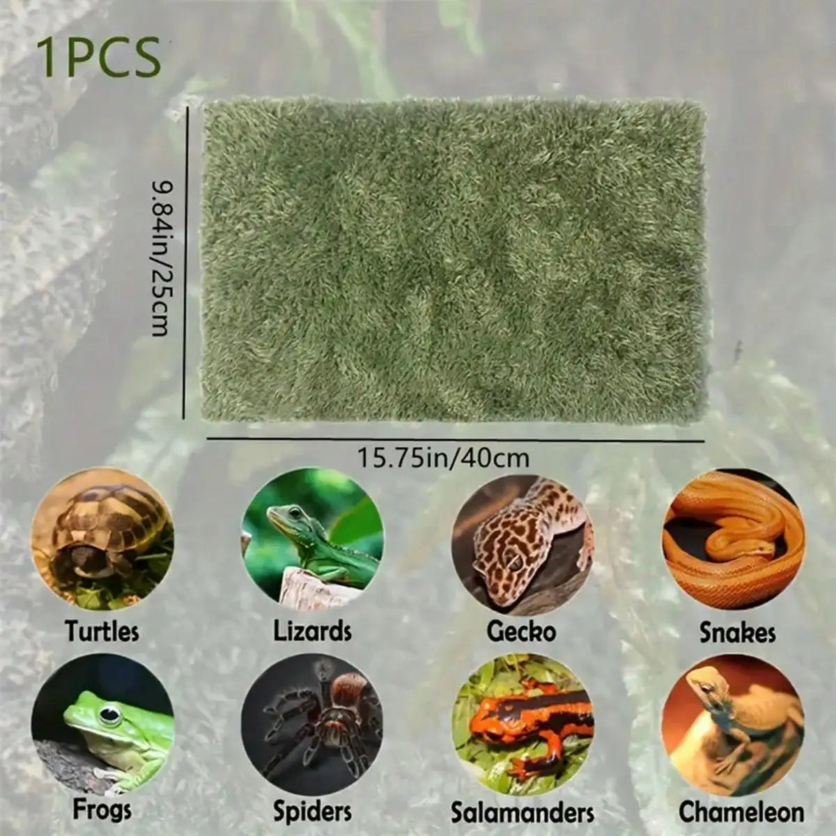 Artificial Moss Carpet for Reptiles Amphibians Easy Maintenance
