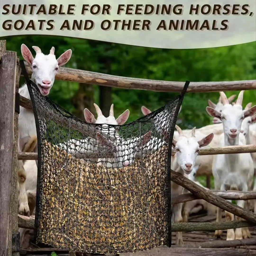 Hay Net Slow Feed Hay Bag Large Capacity Hanging Hay Feeder
