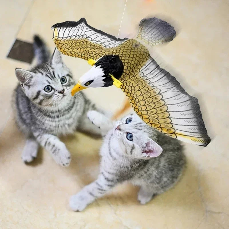 Bird Interactive Pet Toys Electric Hanging Eagle Flying Pet Toys