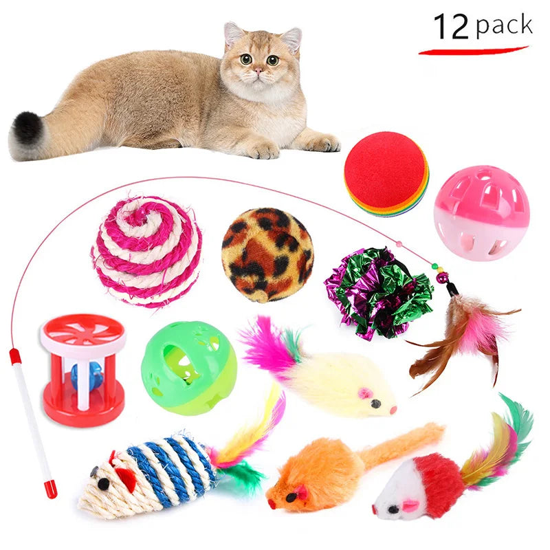 Cat Toys Variety Pack-Pet Combination Set
