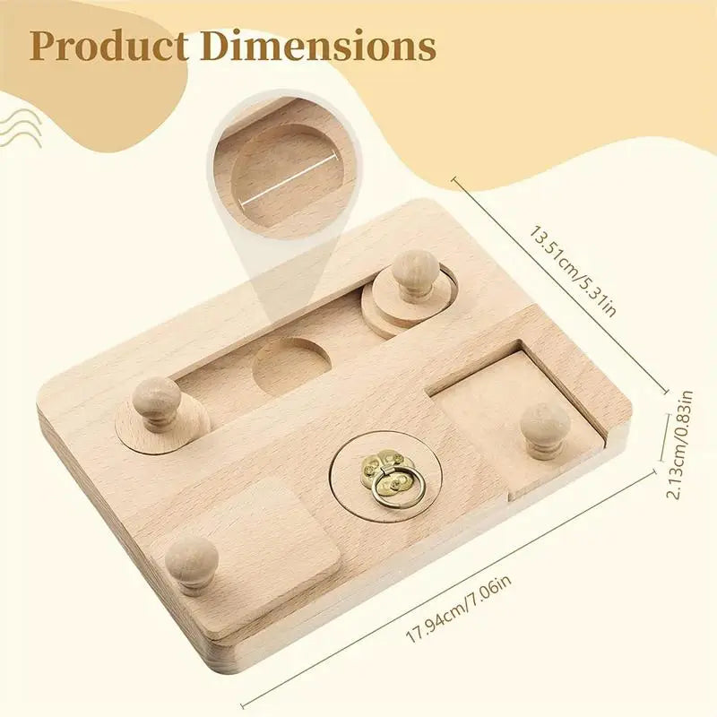 Foraging Toys For Small Pets Logic Game Enrichment Toys Feeder Training Puzzle