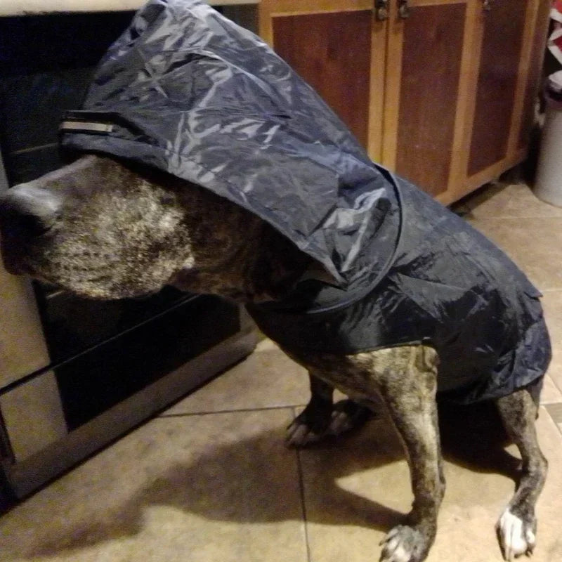 Pet Raincoat Reflective Stripe Rain Jacket S-6XL