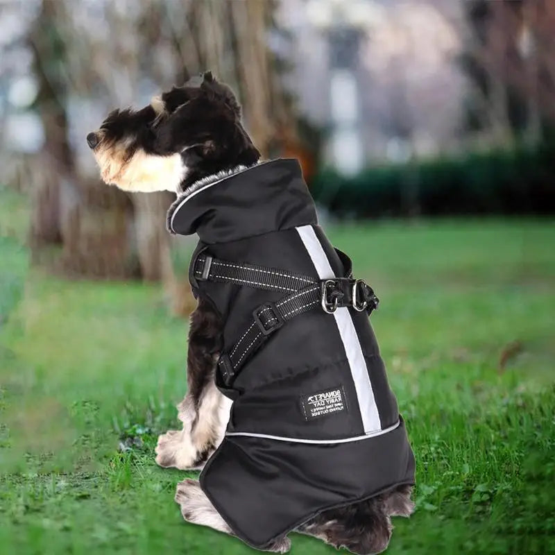 Dog Cold Weather Coats Fleece Adjustable Pet Apparel Costume