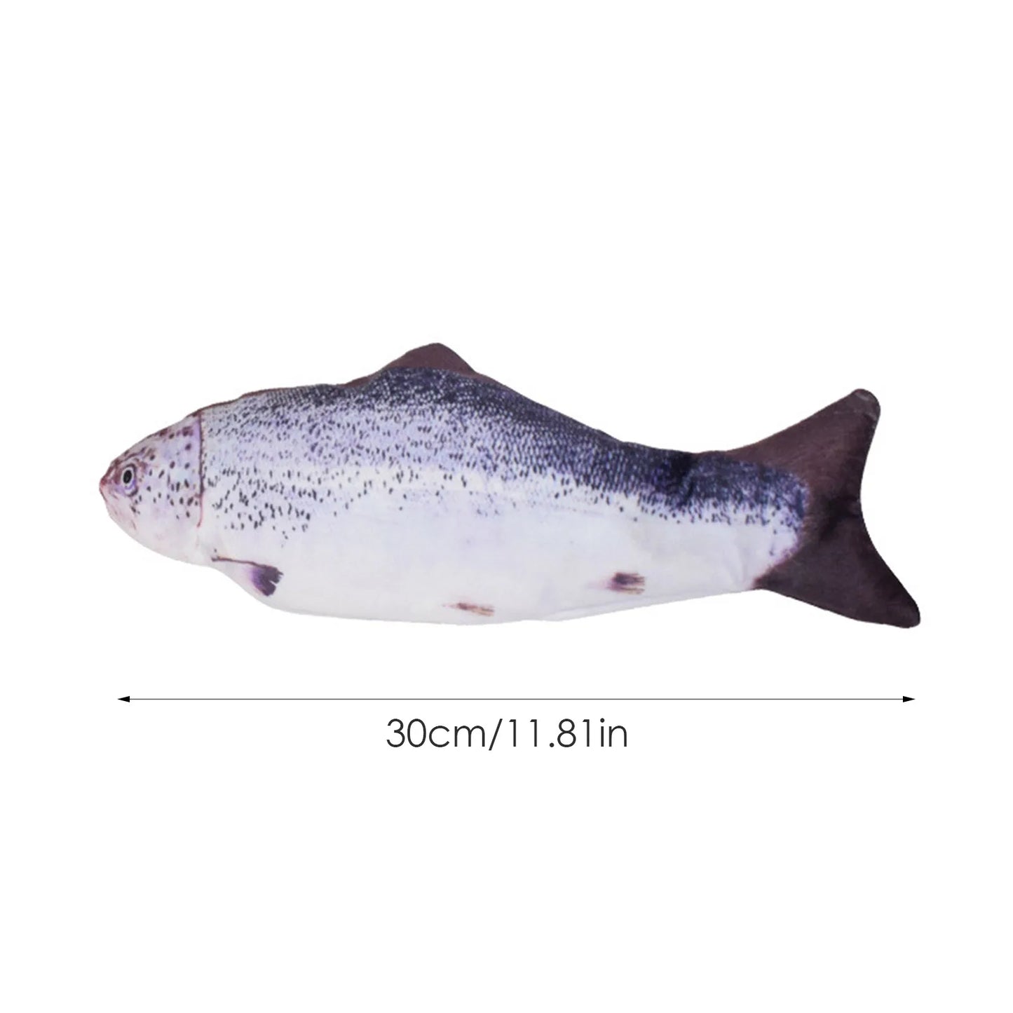 Pet Toys Fish USB Charger Interactive Electric Floppy Fish Realistic Chew Toy