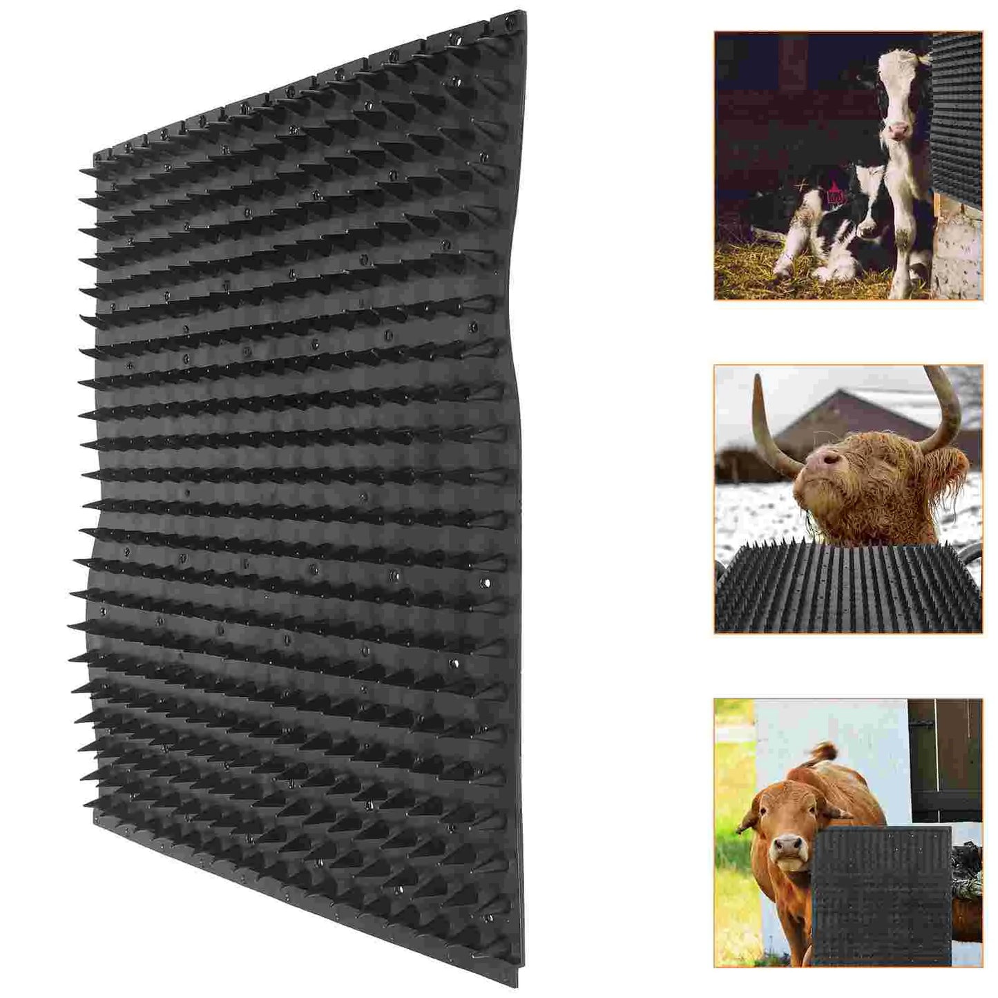 Farm Scratch Mat Itch Stopper Livestock Grooming Tools Durable Rubber