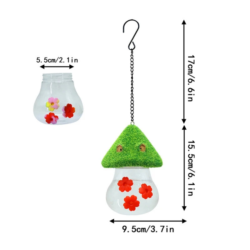 Outdoor Hanging Hummingbird Water Feeders Ant Bee Proof Feeding Station