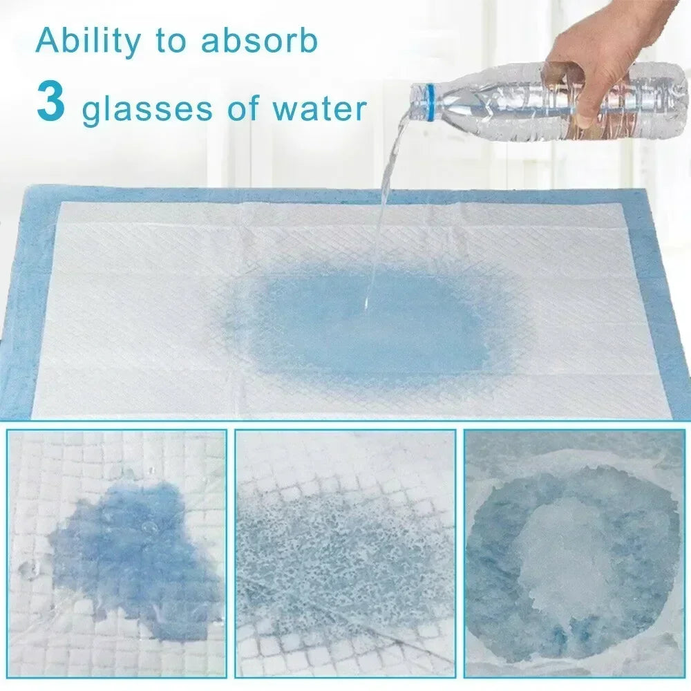 20/40/50/100-Pack Ultra Absorbent Pet Pads Odor-Control Pee Mats Disposable
