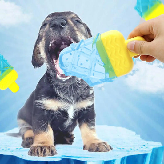 Summer Pet Ice Stick Cooling Frozen Popsicle Chewing Toy
