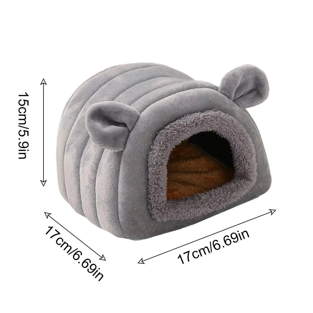 Hedgehog Cave Hamster House Soft Hideaway