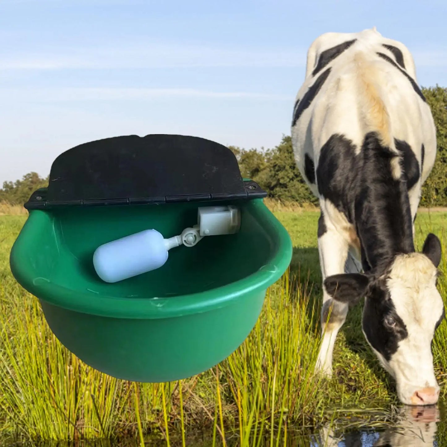 Automatic Drinking Water Bowl Cup Livestock Waterer Trough for Dog Cattle Sheep