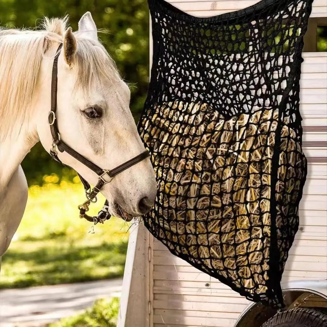 Hay Net Slow Feed Hay Bag Large Capacity Hanging Hay Feeder