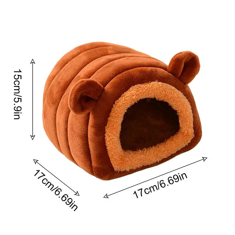 Hedgehog Cave Hamster House Soft Hideaway