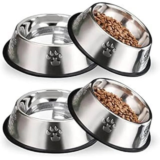 Stainless Steel Pet Bowl Multi-Specification Anti-fall Food Bowl